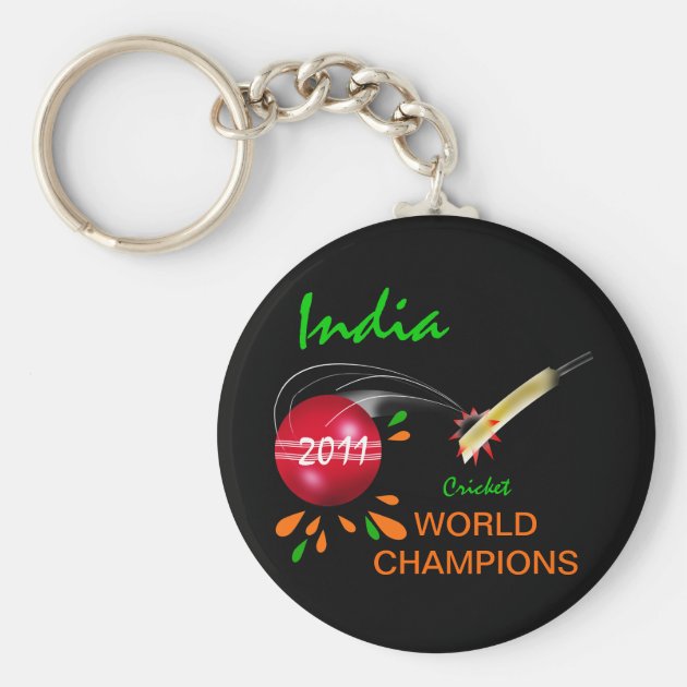 INDIA WORLD CUP 2011 CRICKET SHIRT KEYRING ANY NAME 