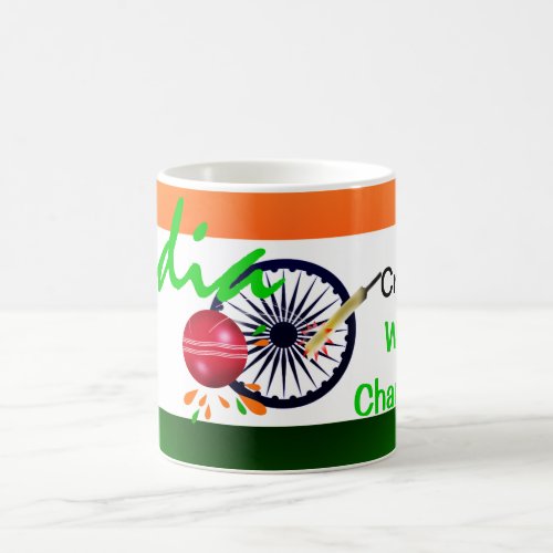 India 2011 ICC Cricket World Cup Champions Mug