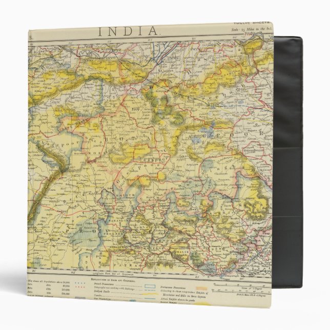 India 2 3 ring binder (Front/Inside)