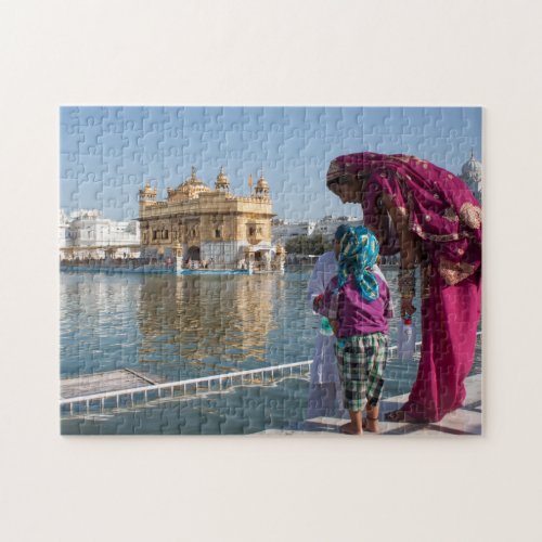 India Amritsar Golden Temple Jigsaw Puzzle
