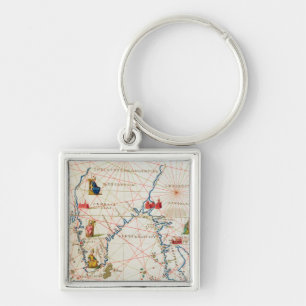 India and Malaysia Keychain