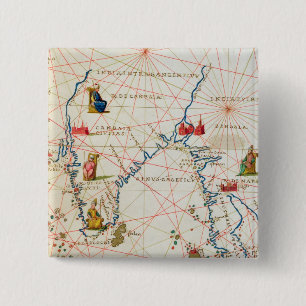 India and Malaysia Pinback Button