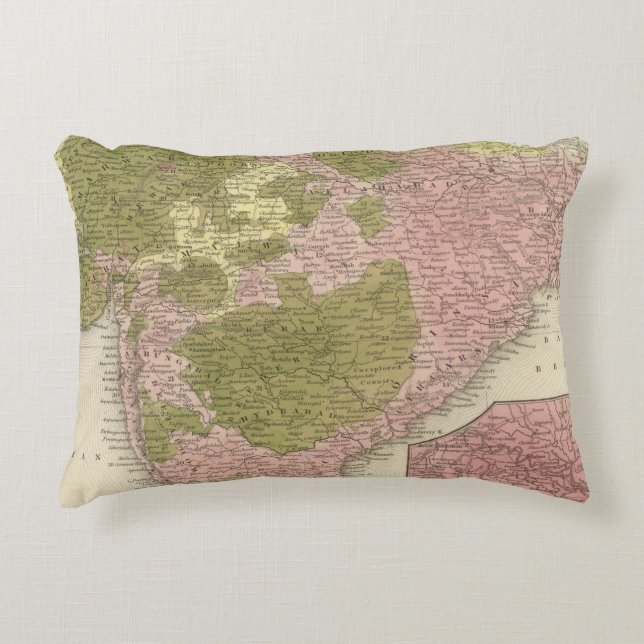 India and Sri Lanka Decorative Pillow (Front)