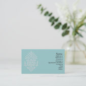 India Block Print Business Card (Standing Front)