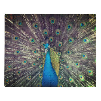 India Blue Peacock Puzzle