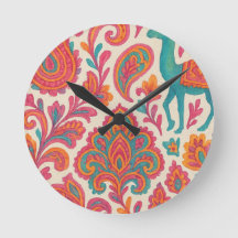 india bohemian colorful gypsy style watercolor