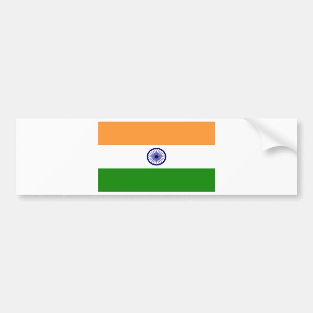 INDIA BUMPER STICKER (Front)