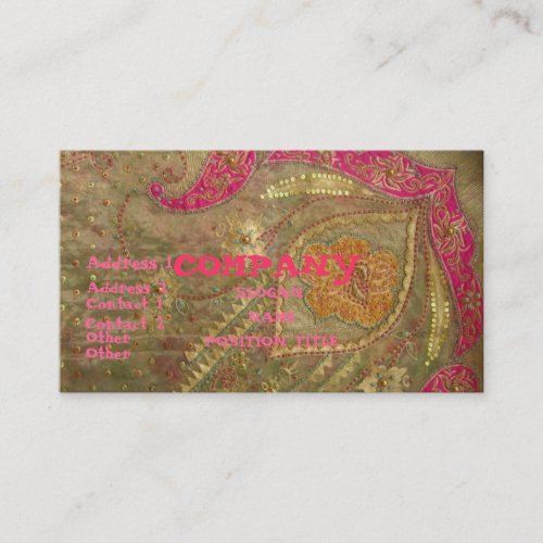 India Business Card Template
