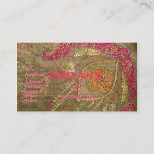 Customizable India Business Card Template