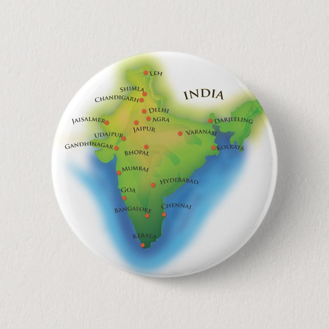 India Button (Front)