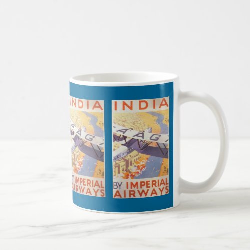 India by Imperial Airways Coffee Mug