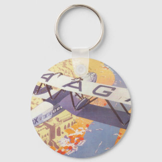 India by Imperial Airways Keychain