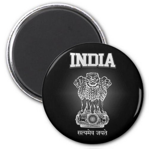 India Coat of Arms Magnet