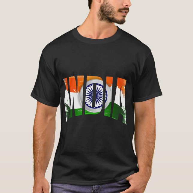 India Cricket Fan T-Shirt (Front)