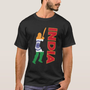 India Cricket India Flag Indian Cricket Team Crick T-Shirt