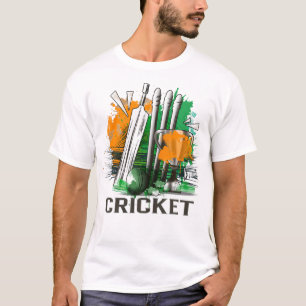 India Cricket National Fans Team Jersey T-Shirt