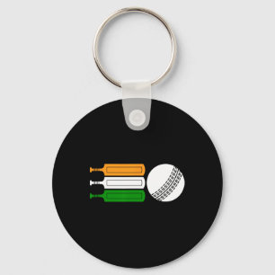 India Cricket Player Ll Indian Flag Cricket Team Keychain
