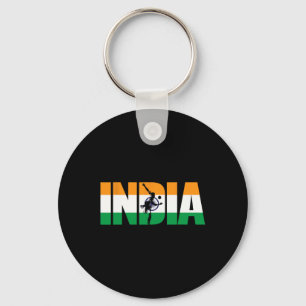 India Cricket Supporters Shirt Jersey Indian Crick Keychain