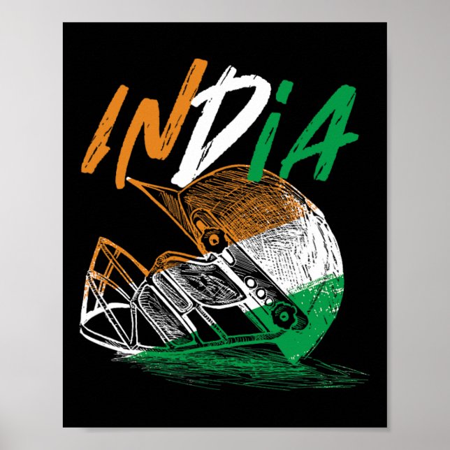India Cricket Team Cricket Player Cricketer  Poster (Front)