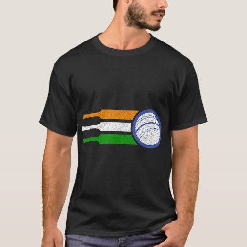 India Cricket Team Tshirt Indian Cricket Fan Flag 