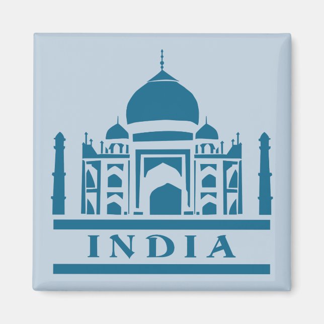 INDIA custom color magnet (Front)