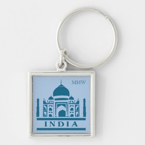 INDIA custom monogram  color key chains