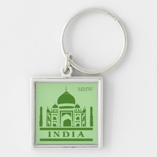 INDIA custom monogram  color key chains