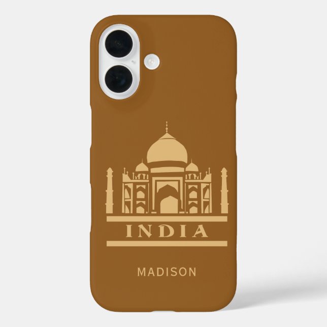 INDIA custom name & color Case-Mate iPhone Case (Back)