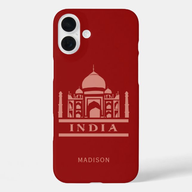 INDIA custom name & color Case-Mate iPhone Case (Back)