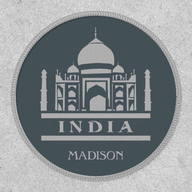 INDIA custom name & color Patch (Front)