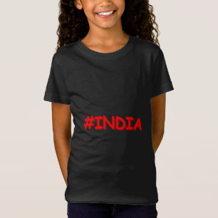 "#India" Cute Design. Buy Now T-Shirt