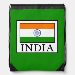 India Drawstring Bag