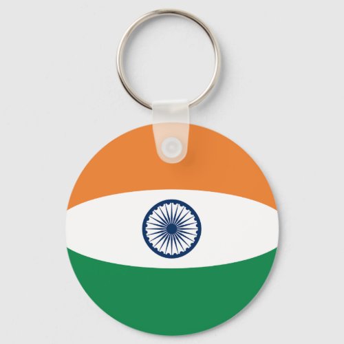 India Fisheye Flag Keychain