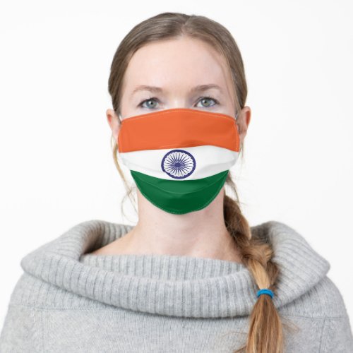 India Flag Adult Cloth Face Mask