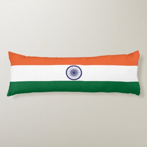 India Flag Body Pillow