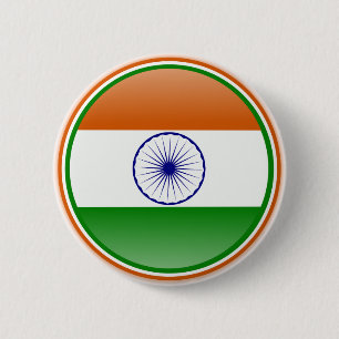 India Flag Button