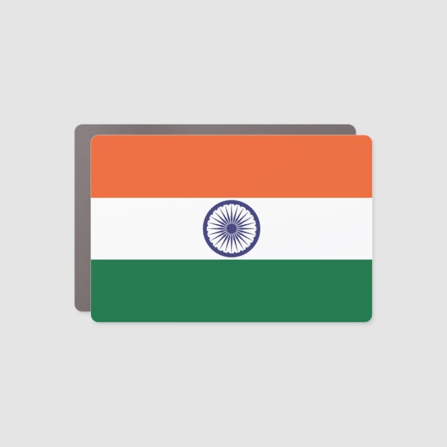 India Flag Car Magnet (Front)