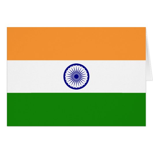 India Flag Cards (Front Horizontal)