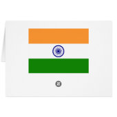 India Flag Cards (Back Horizontal)