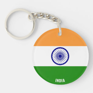 India Flag Charming Patriotic Keychain