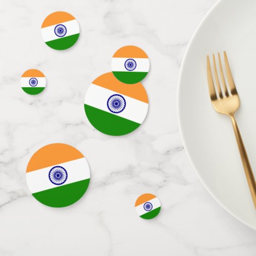 India flag confetti