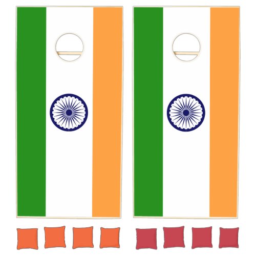 India Flag Cornhole Set