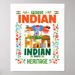 India Flag Costume Outfit Idea For Kids & Indi Poster