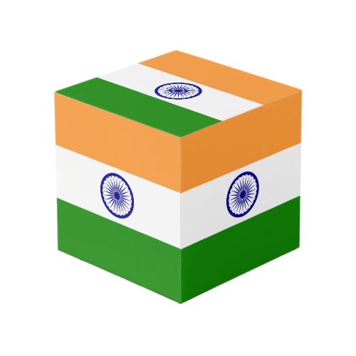 India Flag Cube