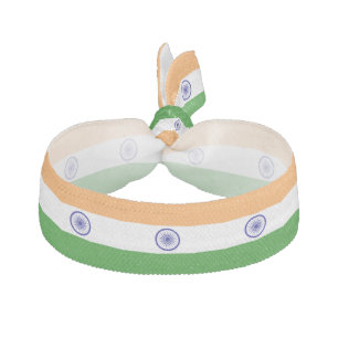 India Flag Elastic Hair Tie