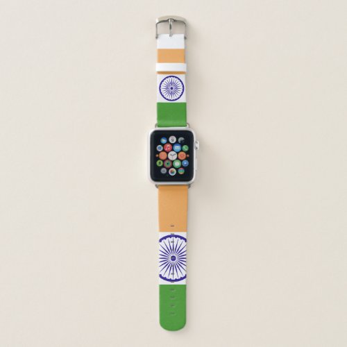 India Flag Emblem Apple Watch Band