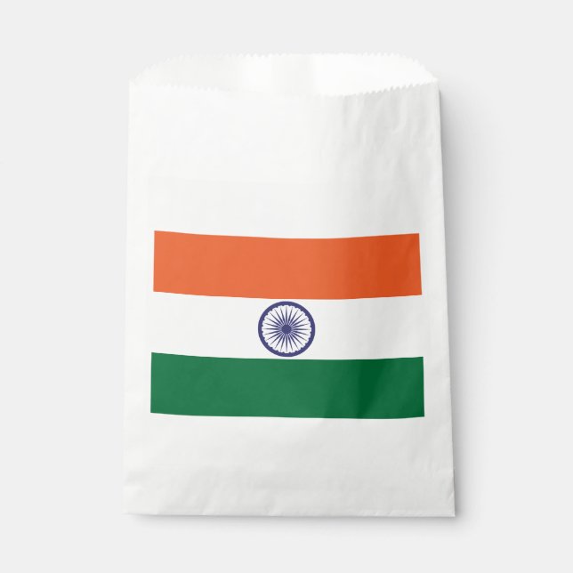 India Flag Favor Bag (Front)