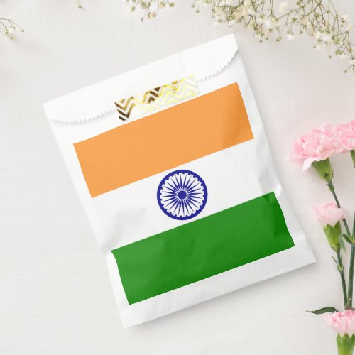 India flag favor bag