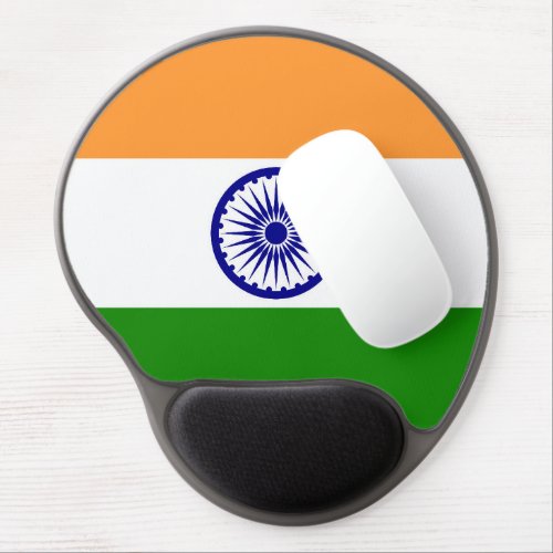 India flag gel mouse pad