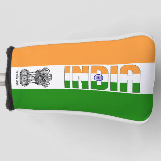 India Flag Gorgeous Patriotic Golf Head Cover